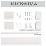 $124 Lotus & Windoware Cordless 2" Faux Wood Room Darkening Blind