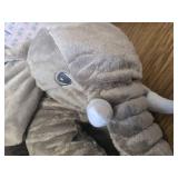 Giant Elephant Stuffed Animal, 24" Plush Toy - Gray