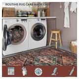 $160 Lahome 9x12 Area Rug - Non-Slip Washable, Non-Shedding Rug