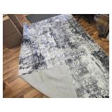 $58 Rugcomf 6x9 Washable Soft Area Rug, Abstract Non-Slip Faux Wool