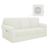 $60 Easy-Going 7-Piece Stretch Couch Cover, Washable, Elastic Bottom