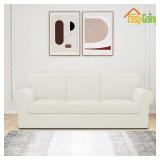 $60 Easy-Going 7-Piece Stretch Couch Cover, Washable, Elastic Bottom