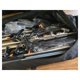 $240 13x13ft Stainless Steel Photo Backdrop Stand Kit - Adjustable