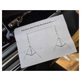 $240 13x13ft Stainless Steel Photo Backdrop Stand Kit - Adjustable
