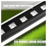 $130 Dual-Sided LED Wall Washer Lights 24W+12W 5000K 120V Waterproof