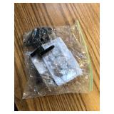 JETO Metal Bed Frame, Twin with Storage, 18in, Black