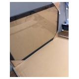 $49 Large Magnetic Bulletin Board 36x24, Black Framed Cork Board Linen