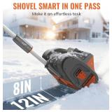 $200 Keenstone 12" Cordless Snow Shovel 21V 4.0Ah Battery/Charger