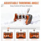 $200 Keenstone 12" Cordless Snow Shovel 21V 4.0Ah Battery/Charger