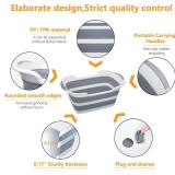 Collapsible Pet Bathtub with Drainage Hole, 7.1 Gal, Green