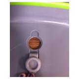 Collapsible Pet Bathtub with Drainage Hole, 7.1 Gal, Green