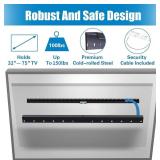 Antimbee Studless Drywall TV Mount for 32-75 TVs, VESA 600x400