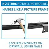 Antimbee Studless Drywall TV Mount for 32-75 TVs, VESA 600x400