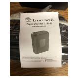 Bonsaii Paper Shredder for Home Use, 3.4 Gal, 6-Sheet Crosscut
