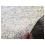 $90 Beige Taupe Area Rug 6x9, Washable Non-Slip Low-Pile Rug