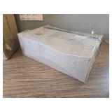 $90 Beige Taupe Area Rug 6x9, Washable Non-Slip Low-Pile Rug