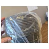 Garden Plastic Planter Pots - 12 Pcs, 2-Gallon Black Drainage