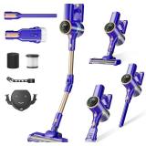 $50 Cordless Vacuum Cleaner 180 Bendable Wand, LED Screen, 8-in-1