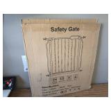 $50 TSAYAWA Baby Safety Gate 29.6-33.8Inch Auto-Close White