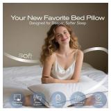 Pillows Set of 2, Ultra Thick Down Alternative, Cooling, Washable
