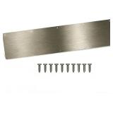 Door Kick Plate 8x36 Aluminum Kickplate, Brushed Nickel