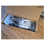 $48 MODE Cambria DOUBLE Curtain Rod 4 ft 1-1/8 Dia, Satin Black