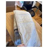 $49 BOURINA Embroidery Quilt Set 3-Piece King Microfiber Star Beige