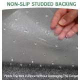 Office Chair Mat for Carpet - Clear Thick Desk Mat with Studs