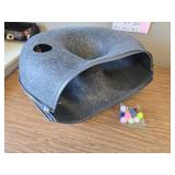 Cat Cave Bed & Tunnel for Multi-Cat Use, Peekaboo Up to 45 lbs