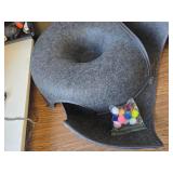 Cat Cave Bed & Tunnel for Multi-Cat Use, Peekaboo Up to 45 lbs