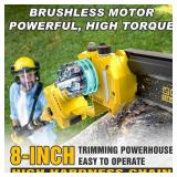 $100 2-in-1 Pole Saw, 8" Mini Cordless, 1000W Brushless, Extension Pole