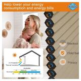 $73 Persilux Custom Blackout Cellular Shades, Cordless Blinds 46x48