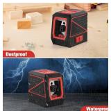 Laser Level with Tripod, 100 ft Cross Line, 360 Self-Leveling