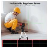 Laser Level with Tripod, 100 ft Cross Line, 360 Self-Leveling