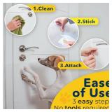 PROTECTO Door Protector for Dog Scratching, 35x24 Clear