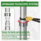 $70 Telescoping Flag Pole for Outdoors, 20 ft Heavy-Duty Aluminum