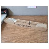 Retractable Baby Gate, 55" Wide Mesh, 34" Tall, Black