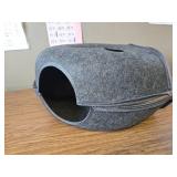 Cat Cave Bed & Tunnel for Multi-Cat Use, Peekaboo Up to 45 lbs