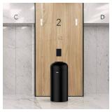 $200 WHITE 71 L / 18.8 gal Commercial Trash Can, Brushed Stainless