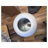 $200 WHITE 71 L / 18.8 gal Commercial Trash Can, Brushed Stainless