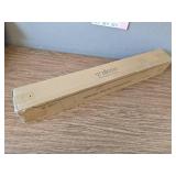 $69 Allesin Motorized Roller Blinds with Remote, Blackout, White 30x72