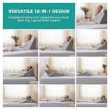 Bedluxe Wedge Pillow Headboard, 3PCS Orthopedic Wedge Set