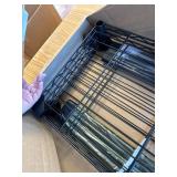 $56 750 lbs 3-Tier Metal Shelf, Heavy-Duty Wire Rack, Black