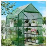 $80 SPECILITE 56 56 78Inch Walk-in Greenhouse with Thick PE Cover