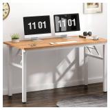 $116 Need 47-Inch Computer Desk Folding Table BIFMA, Teak AC5BW-120