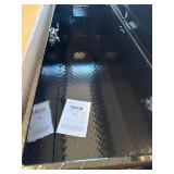 $121 VEVOR Heavy Duty Aluminum Truck Bed Tool Box Diamond Plate Black