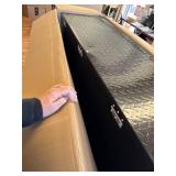 $121 VEVOR Heavy Duty Aluminum Truck Bed Tool Box Diamond Plate Black