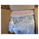 $139 HABUTWAY 4-in-1 Bean Bag Chair with Memory Foam, Faux Fur (Pink)