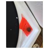 $70 POZINO Round Mirror 24-Inch Hanging with Rope, Black Frame