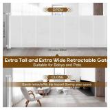 $80 120in Baby & Dog Gate, Extra Wide, 34in Tall, Indoor/Outdoor